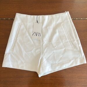 Zara “Double Fabric Shorts w a High Waist”